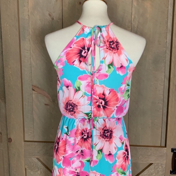 Pink Lily Only One I Love floral maxi dress Size Small - Picture 9 of 11